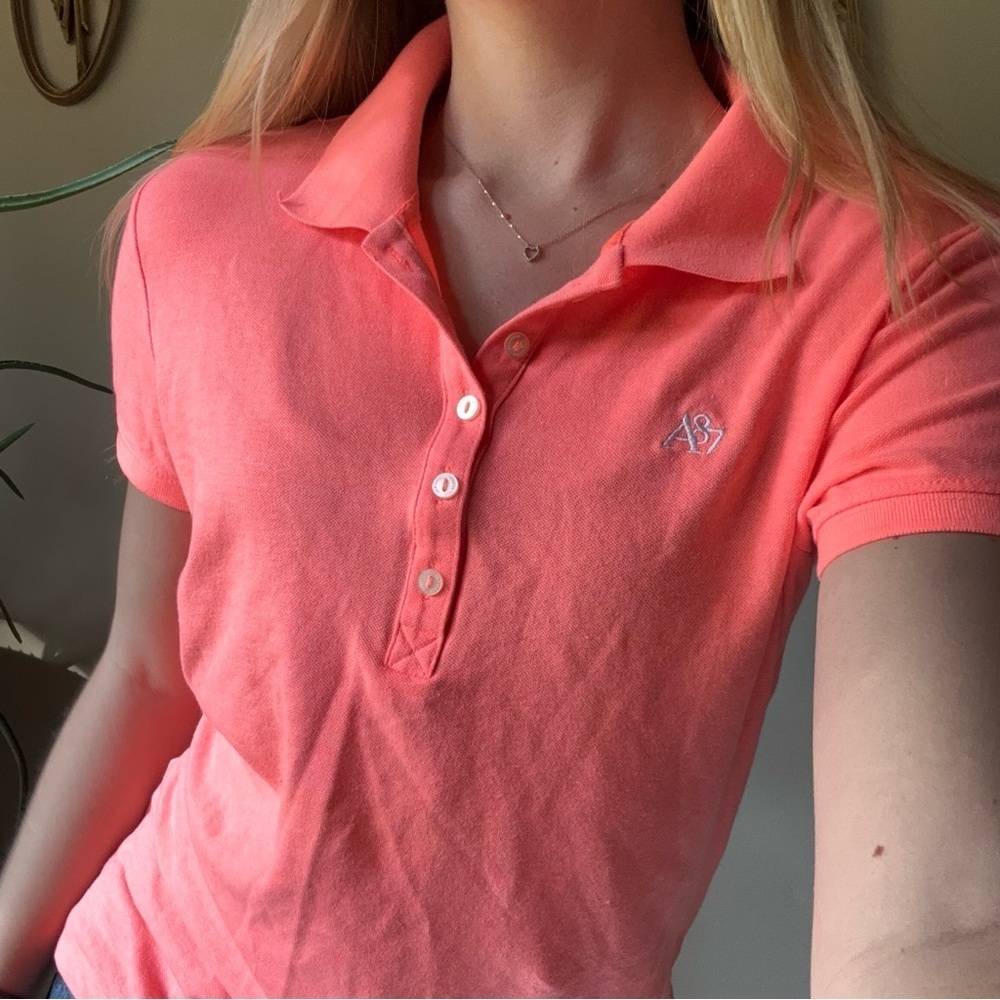 Aeropostale Coral Polo Shirt - Picture 9 of 10